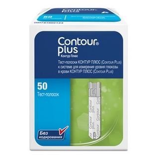 Тест-полоски Контур Плюс (Contour Plus) N50