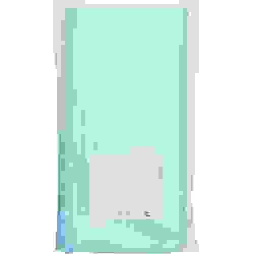 Фартук ламинированный спанбонд, дл.140см, с завязками пл.40г/м2 голубой, нестерильный/Гекса/10