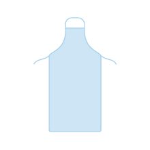 Фартук ламинированный стерильный 140х80см, пл.40г/м2 з завязками /Вика Мед/185