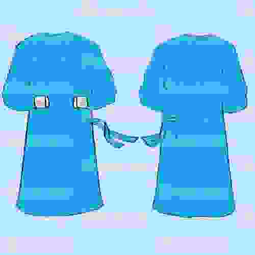 Халат хирургический стерильный 140*140 см, пл. 25 г/м2, рукав на манжете, р.52-54/Инмедиз/55