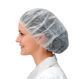 Шапочка &quot;Берет&quot; цвет - белый/100/1000/LEBOO HEALTHCARE PRODUCTS LIMITED/Китай