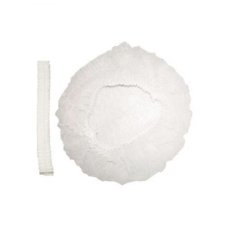 Шапочка гофрированная "Шарлотта" (цвет - белый)/Xiantao Daoqi Plastic Co., Ltd./100/1000/