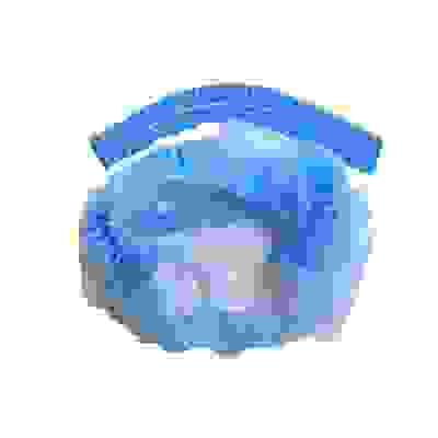 Шапочка гофрированная "Шарлотта" (цвет - голубой)/Xiantao Daoqi Plastic Co., Ltd./100/1000/