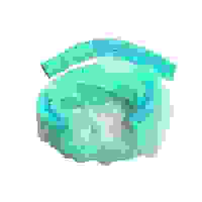 Шапочка гофрированная "Шарлотта" (цвет - зелёный)/Хубэй Сяньмэн Хелс Протекшн Коммодити/100/1000/