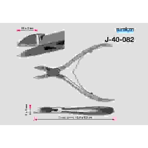 Щипцы-кусачки для ногтей 13см J-40-082/Surgicon