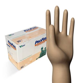 Перчатки хирургические латексные стерильные неопудр. PROFEEL MICRO SG PF 7.0