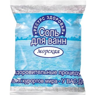 Соль для ванн Ресурс Здоровья морская 1 кг