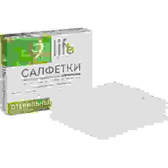 Салфетки 5*5 см №10 стерильные 12 сложений LIFE/125