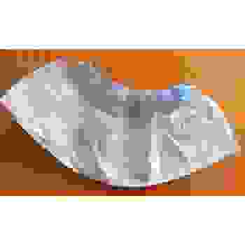 Бахилы п/э 5,5гр "ЕВРОБАХИЛЫ 70", дв.подошва, ПНД 70мкм, дв.рез./750пар, валом